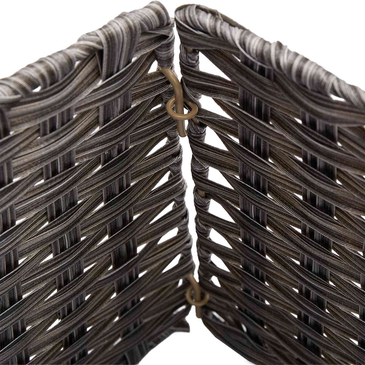 Christmas Tree Collar Square Grey 50 x 50 x 25 cm Poly Rattan