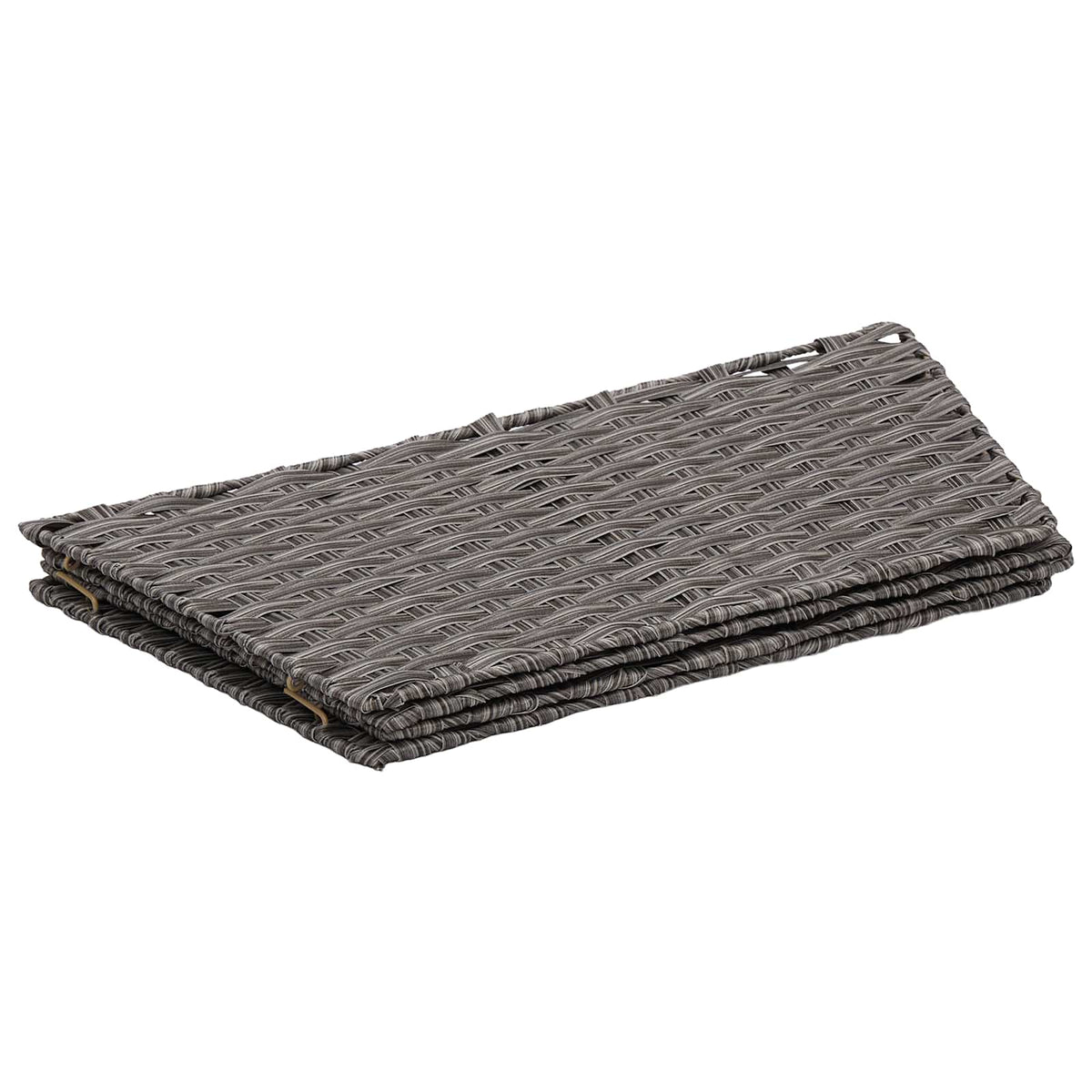 Christmas Tree Collar Square Grey 50 x 50 x 25 cm Poly Rattan