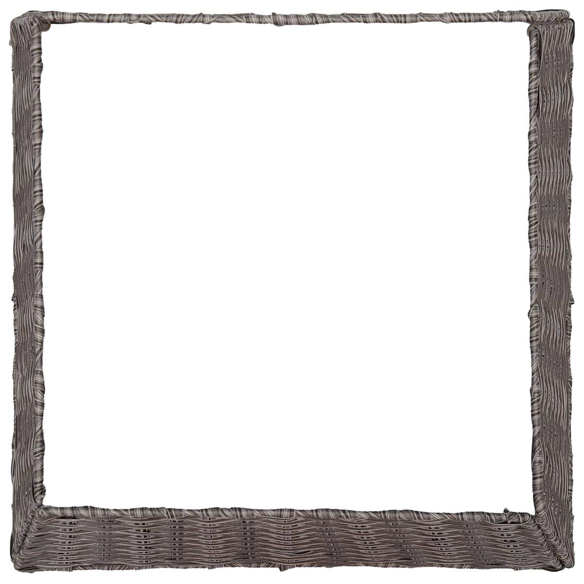 Christmas Tree Collar Square Grey 50 x 50 x 25 cm Poly Rattan