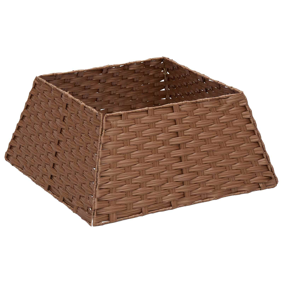 Christmas Tree Collar Square Light Brown 60 x 60 x 28 cm