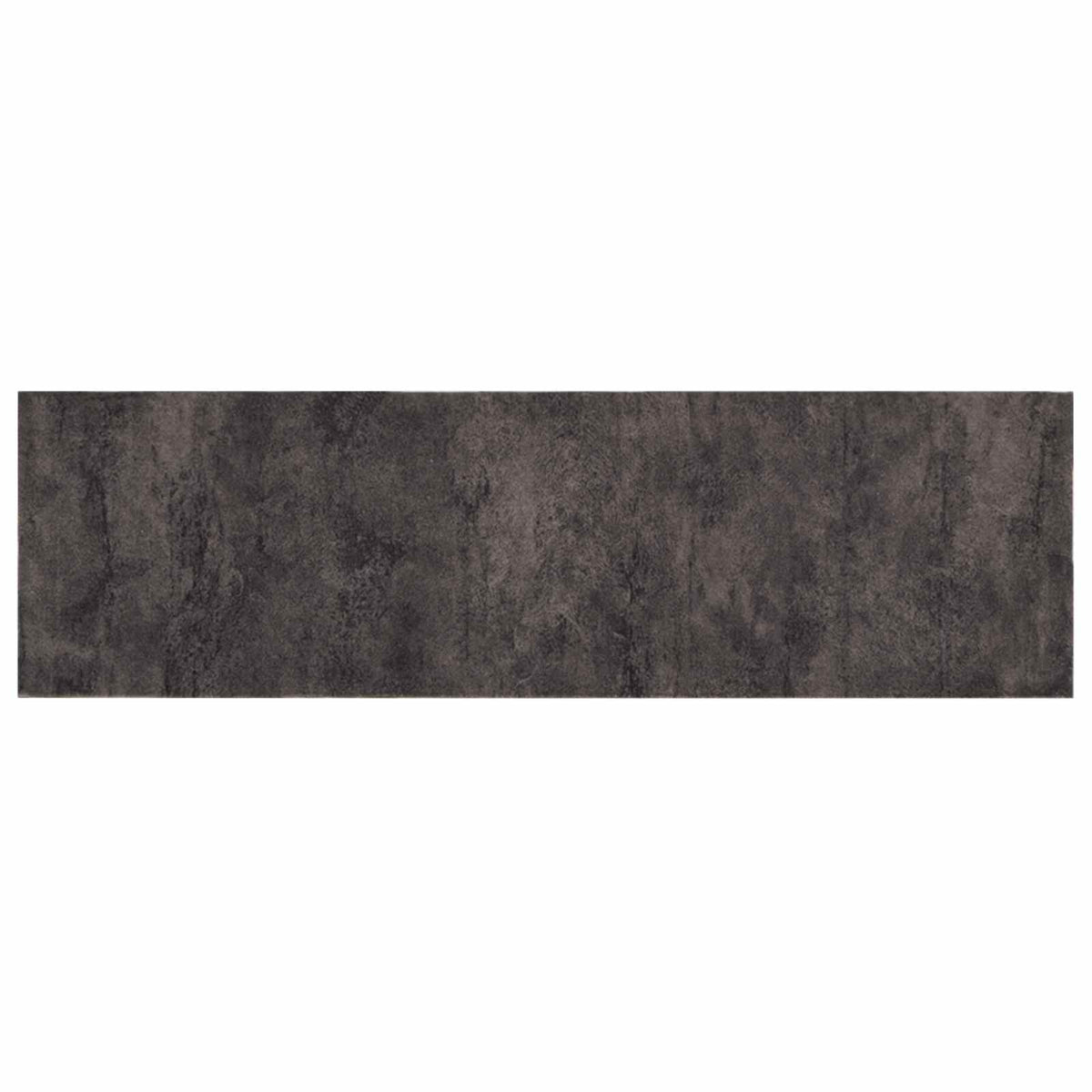 Kitchen Rug Black Concrete 180 x 60 cm 100% Polyamide Washable