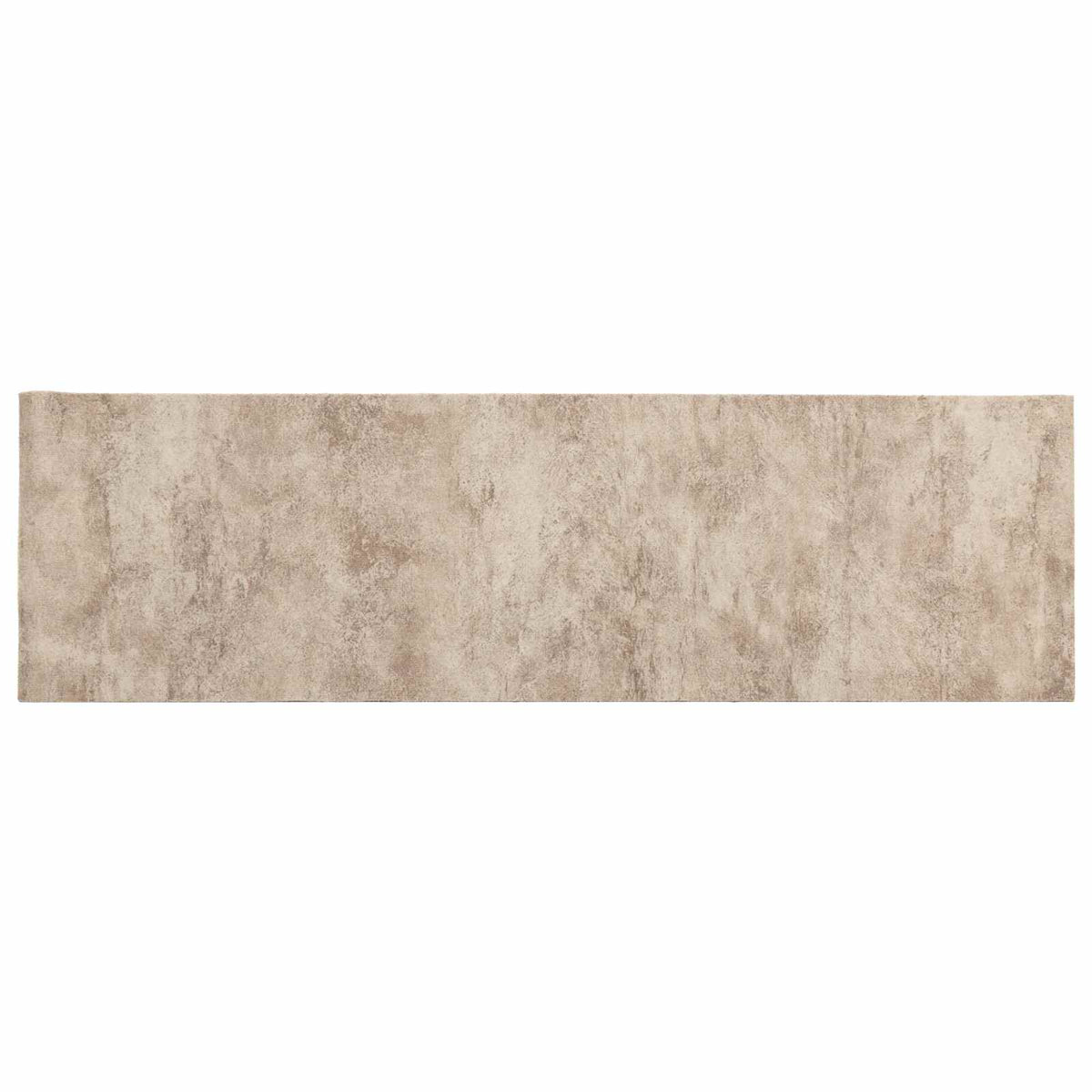 Kitchen Rug Beige Concrete 150 x 45 cm 100% Polyamide Washable