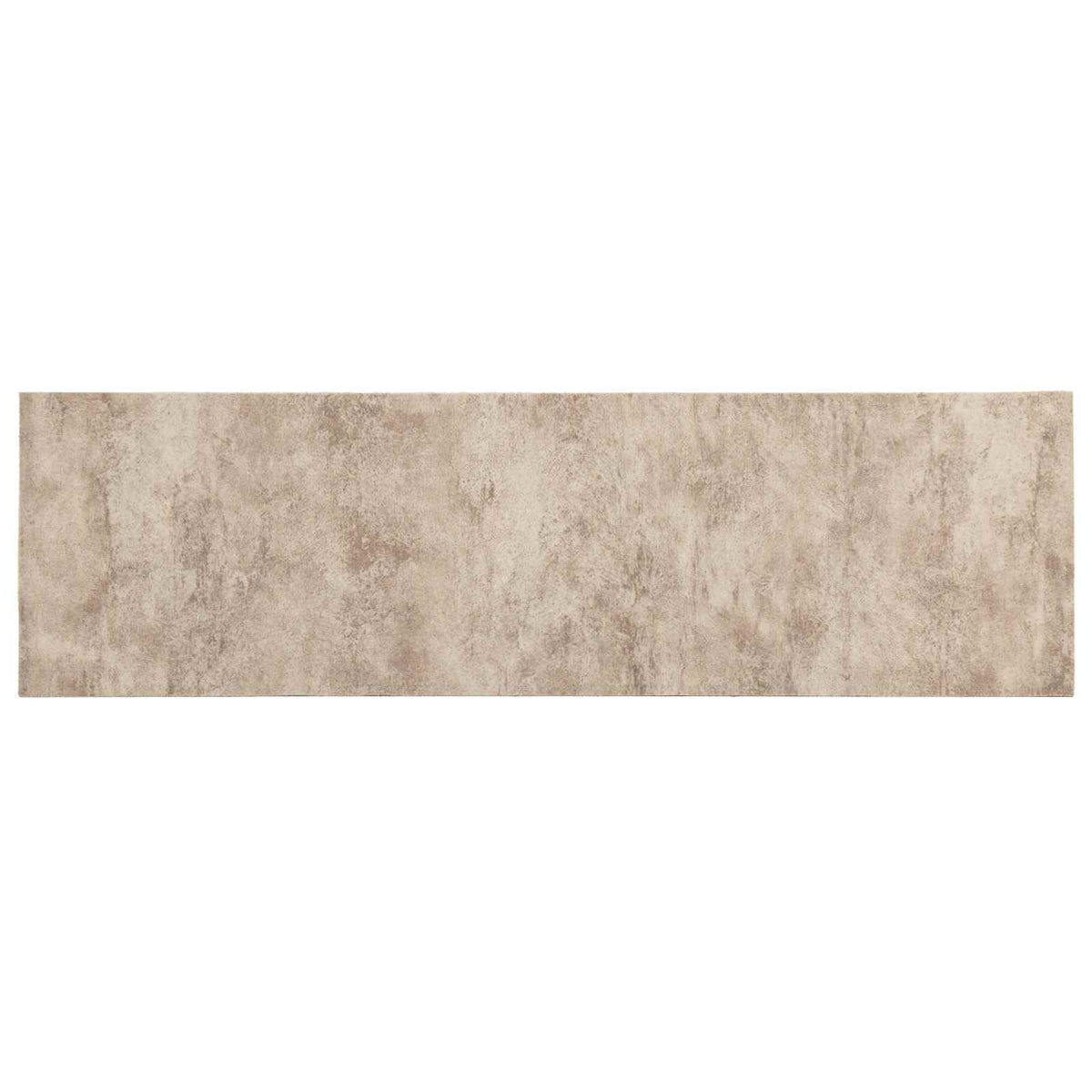 Kitchen Rug Beige Concrete 180 x 60 cm 100% Polyamide Washable