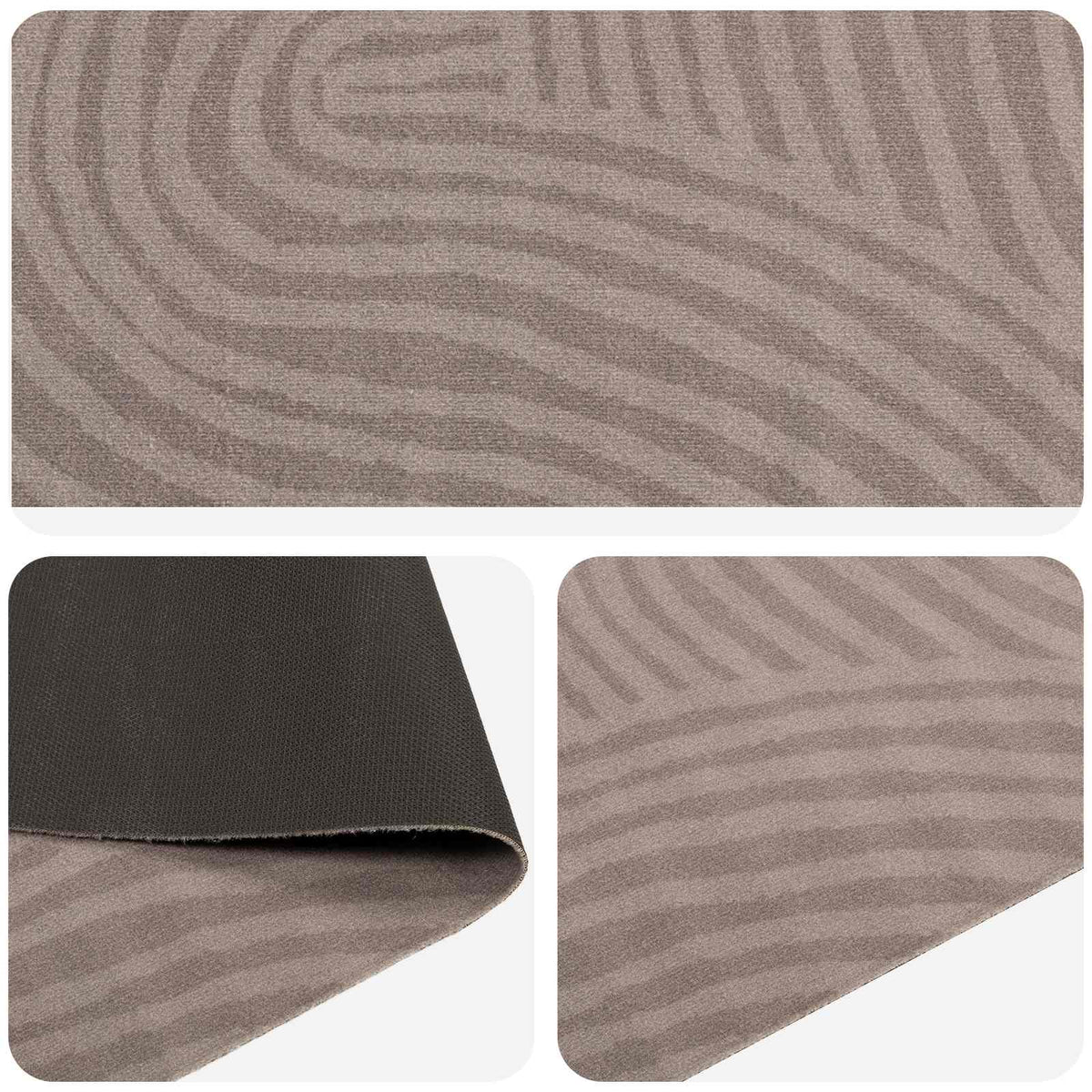 Kitchen Rug Brown Scandinavian 150 x 45 cm 100% Polyamide