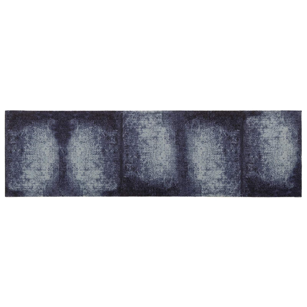Kitchen Rug Blue Shade 150 x 45 cm 100% Polyamide Washable