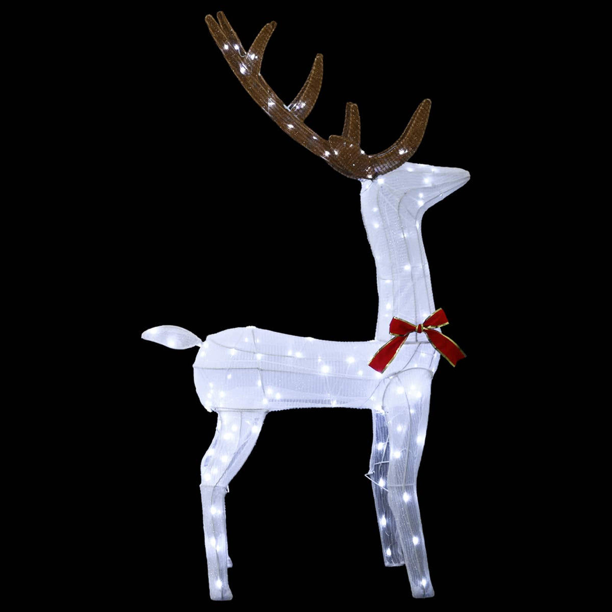 3D Christmas Reindeer LOVIISA 140 LEDs Cold White