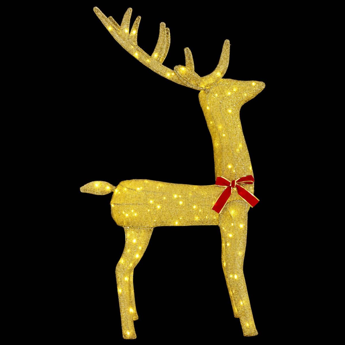 3D Christmas Reindeer LOVIISA 140 LEDs Warm White