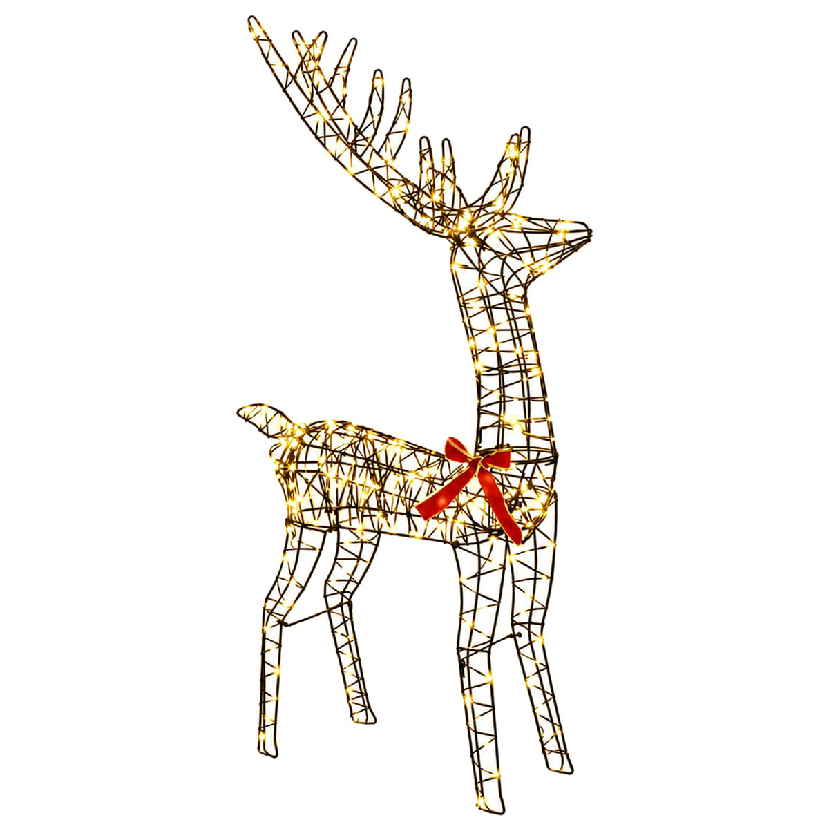 3D Christmas Reindeer LOVIISA 300 LEDs Warm White
