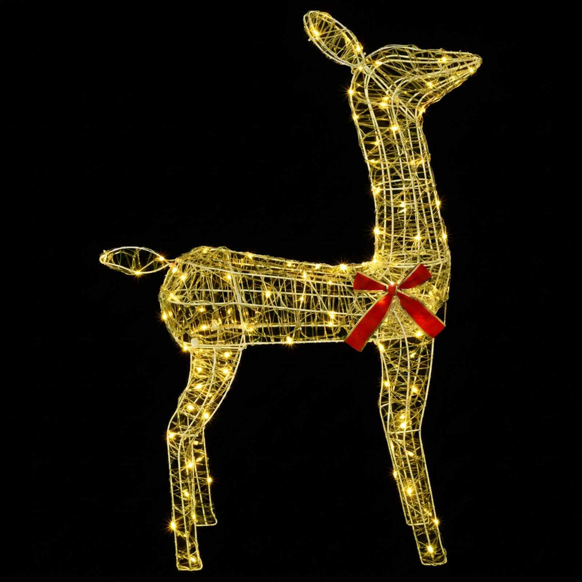 3D Christmas Reindeer LOVIISA 110 LEDs Warm White