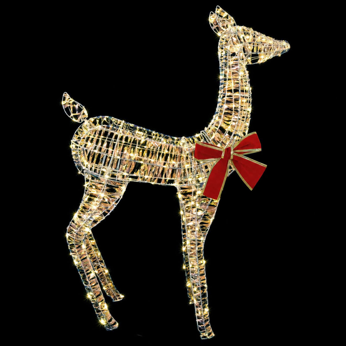 3D Christmas Reindeer LOVIISA 110 LEDs Warm White