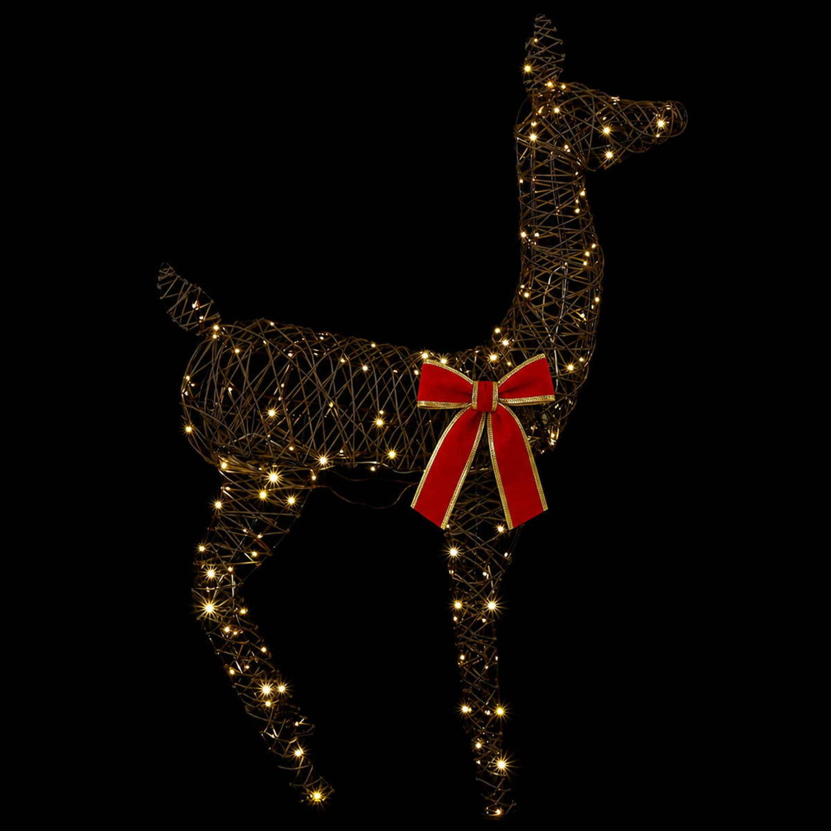 3D Christmas Reindeer LOVIISA 110 LEDs Warm White