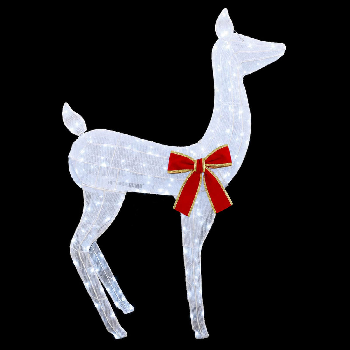 3D Christmas Reindeer LOVIISA 110 LEDs Cold White