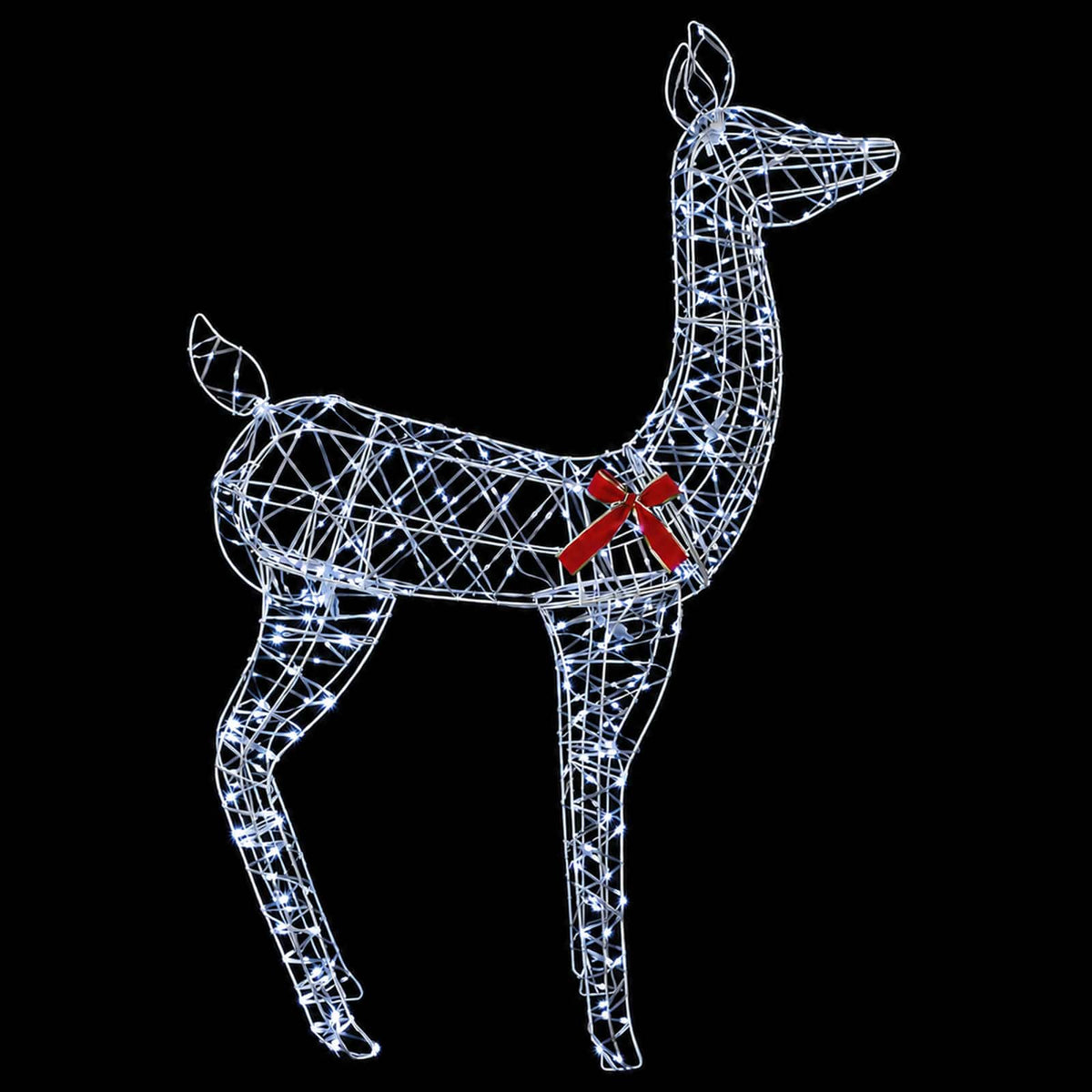 3D Christmas Reindeer LOVIISA 285 LEDs Cold White