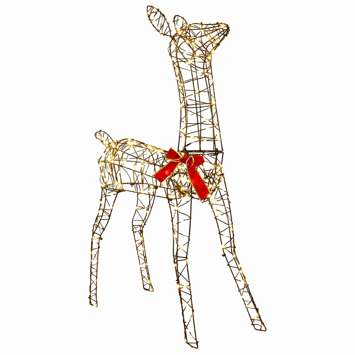 3D Christmas Reindeer LOVIISA 285 LEDs Warm White
