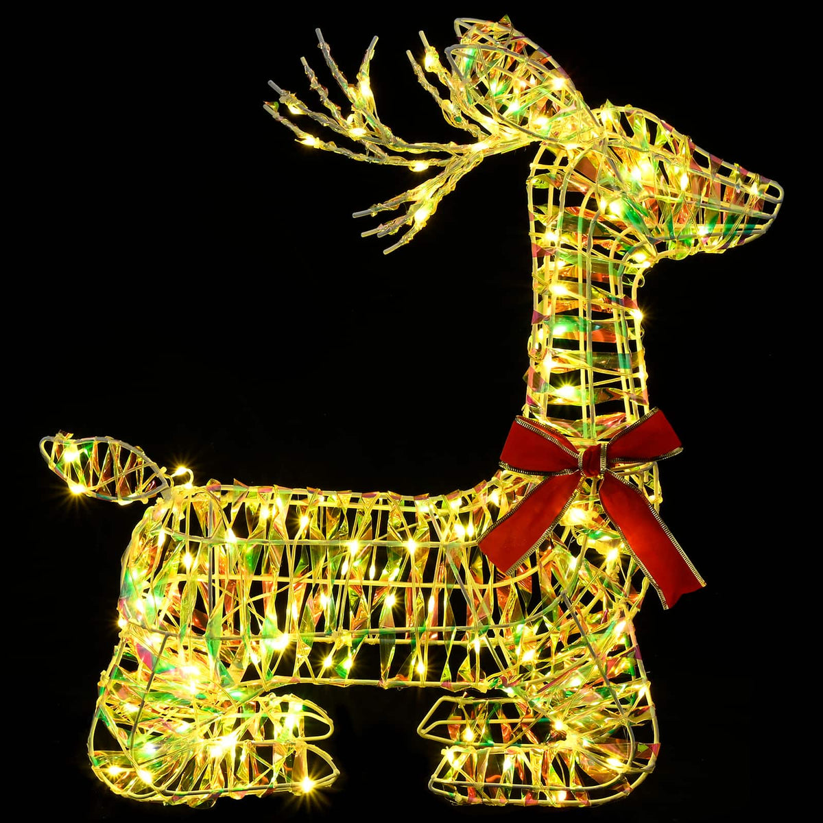 3D Christmas Reindeer LOVIISA 140 LEDs Warm White