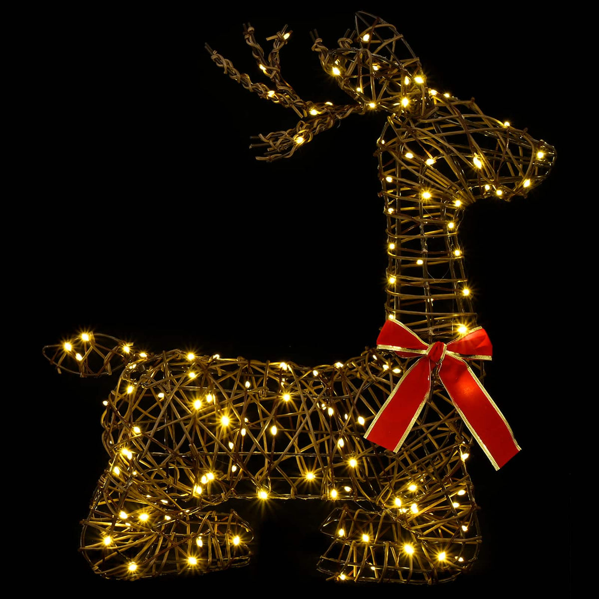 3D Christmas Reindeer LOVIISA 140 LEDs Warm White