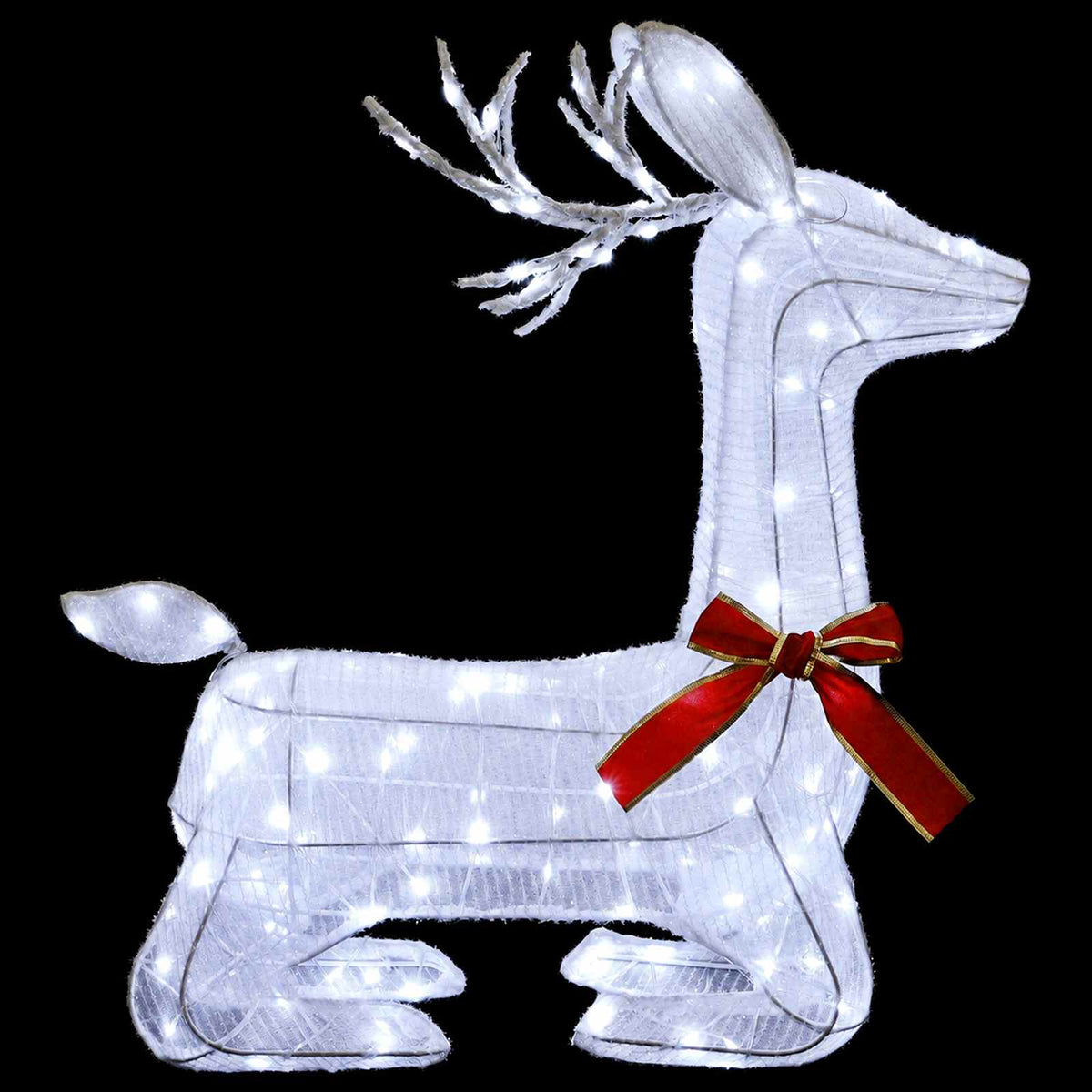 3D Christmas Reindeer LOVIISA 140 LEDs Cold White