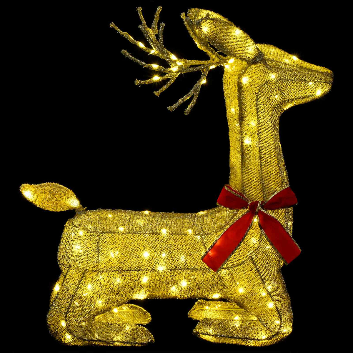 3D Christmas Reindeer LOVIISA 140 LEDs Warm White