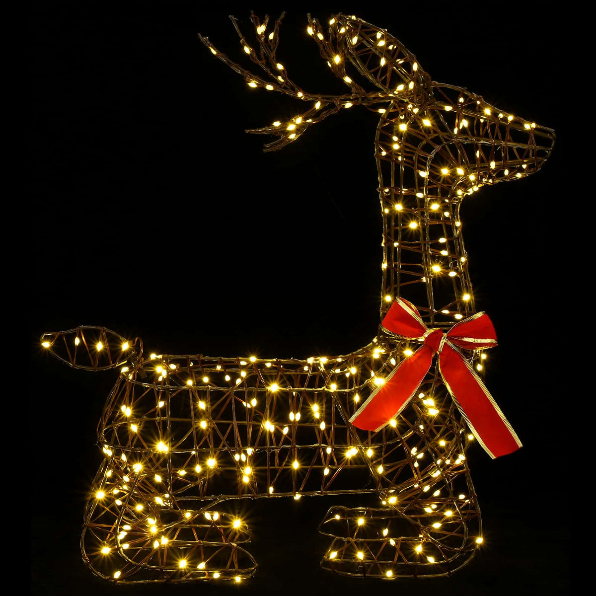 3D Christmas Reindeer LOVIISA 280 LEDs Warm White