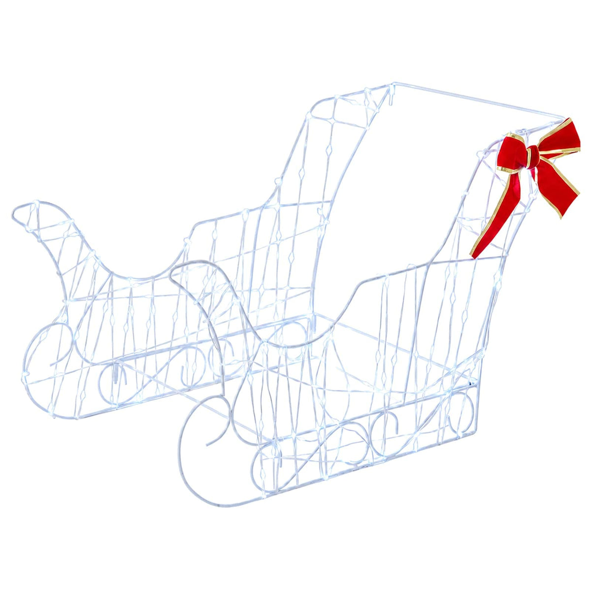 3D Christmas Reindeer with Sleigh LOVIISA 3 pcs 400 LEDs