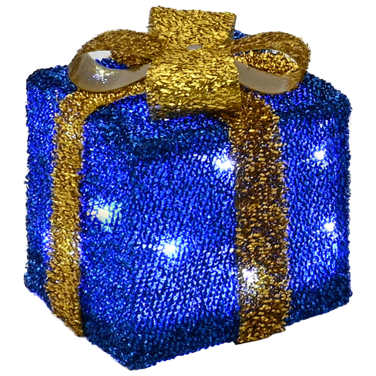 Lighted Christmas Gift Box 3 pcs 64 LEDs Cold White