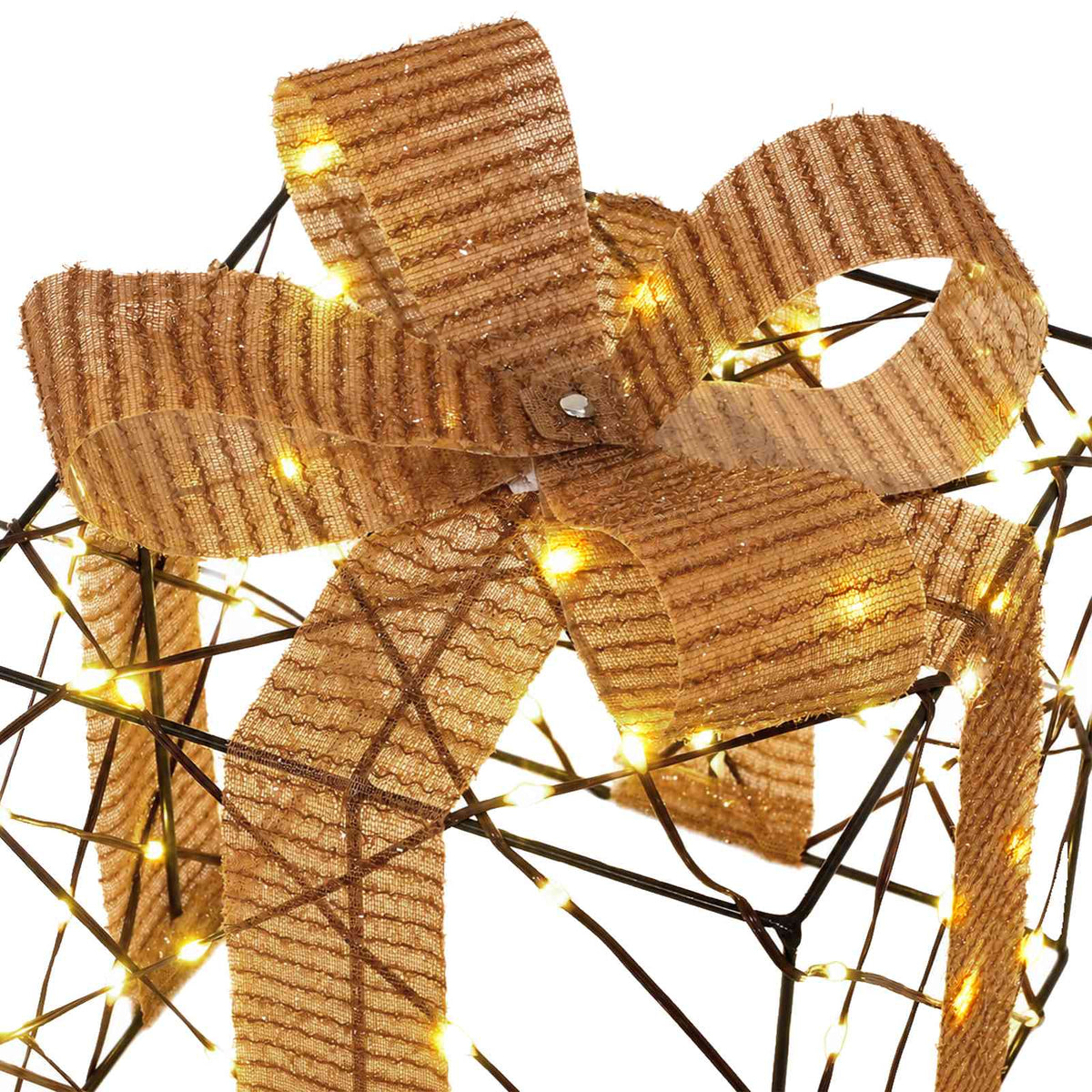 Lighted Christmas Gift Box 3 pcs 150 LEDs Warm White