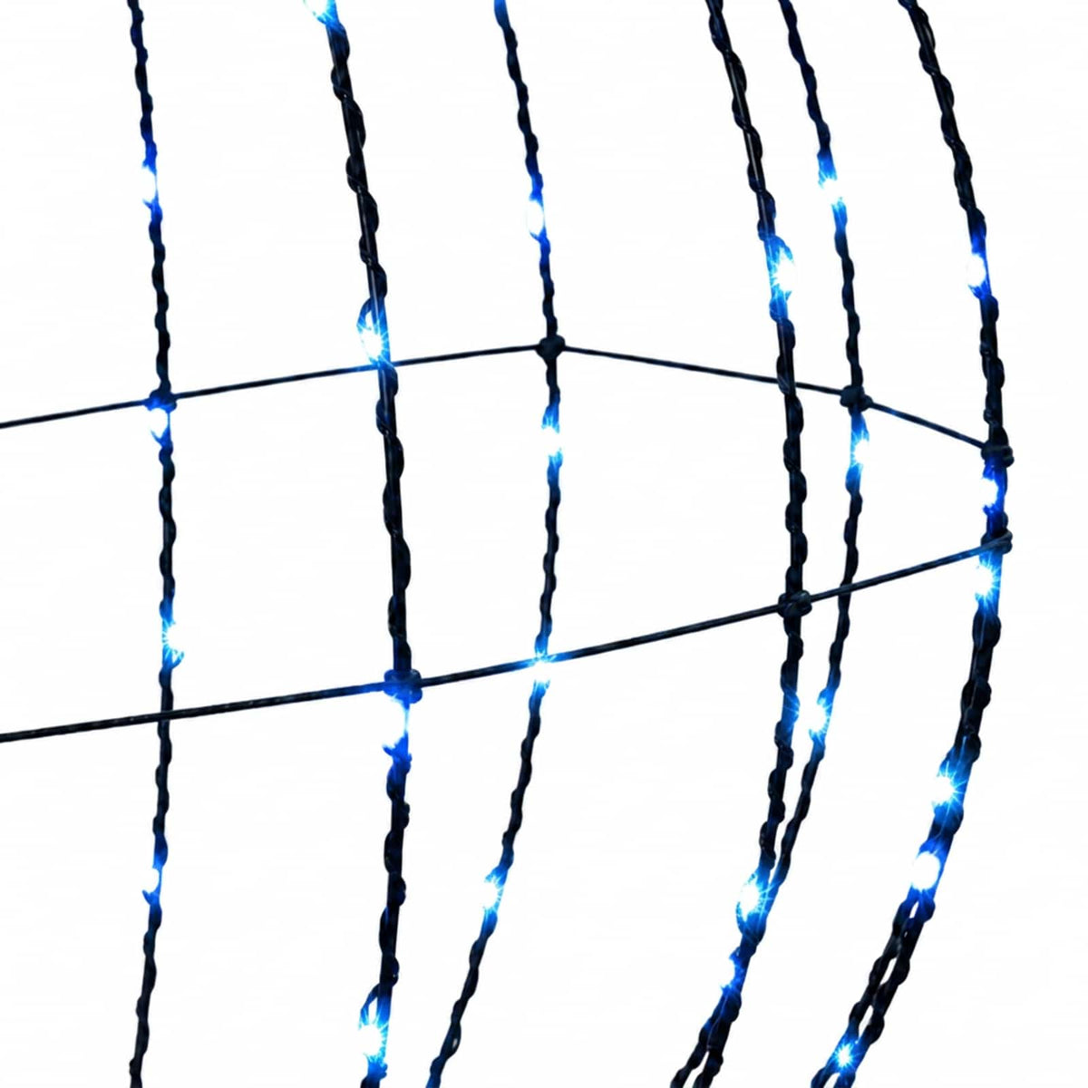 Christmas Finial Light 96 LEDs Blue Diameter 30 x 32 cm