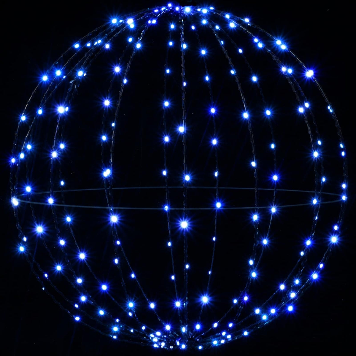 Christmas Finial Light 192 LEDs Blue Diameter 60 x 63 cm