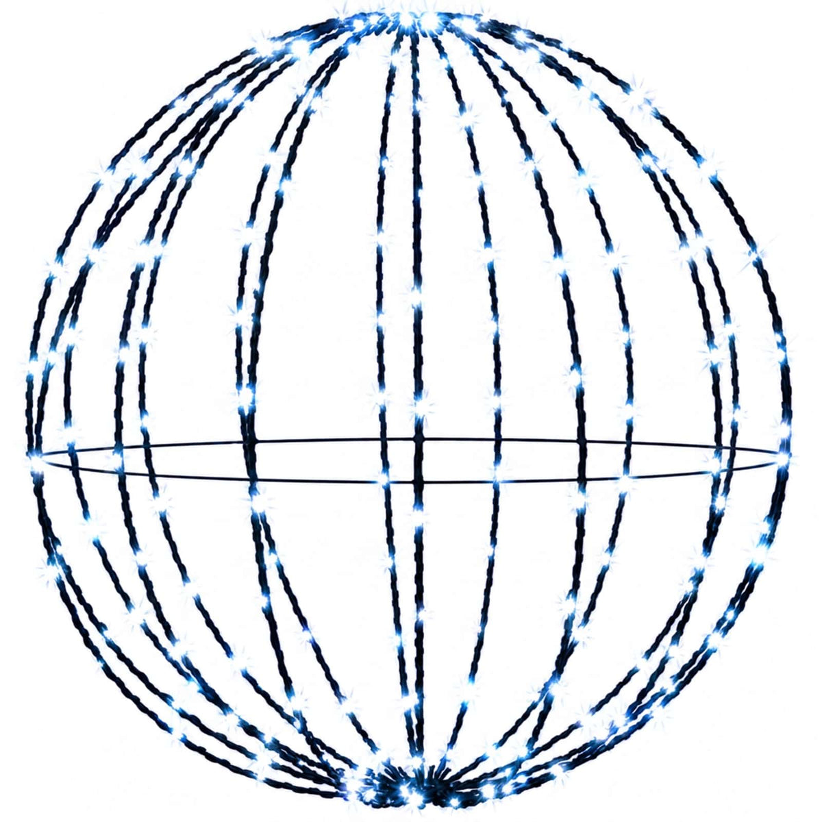Christmas Finial Light 2 pcs 240 LEDs Blue Diameter 40 x 42 cm