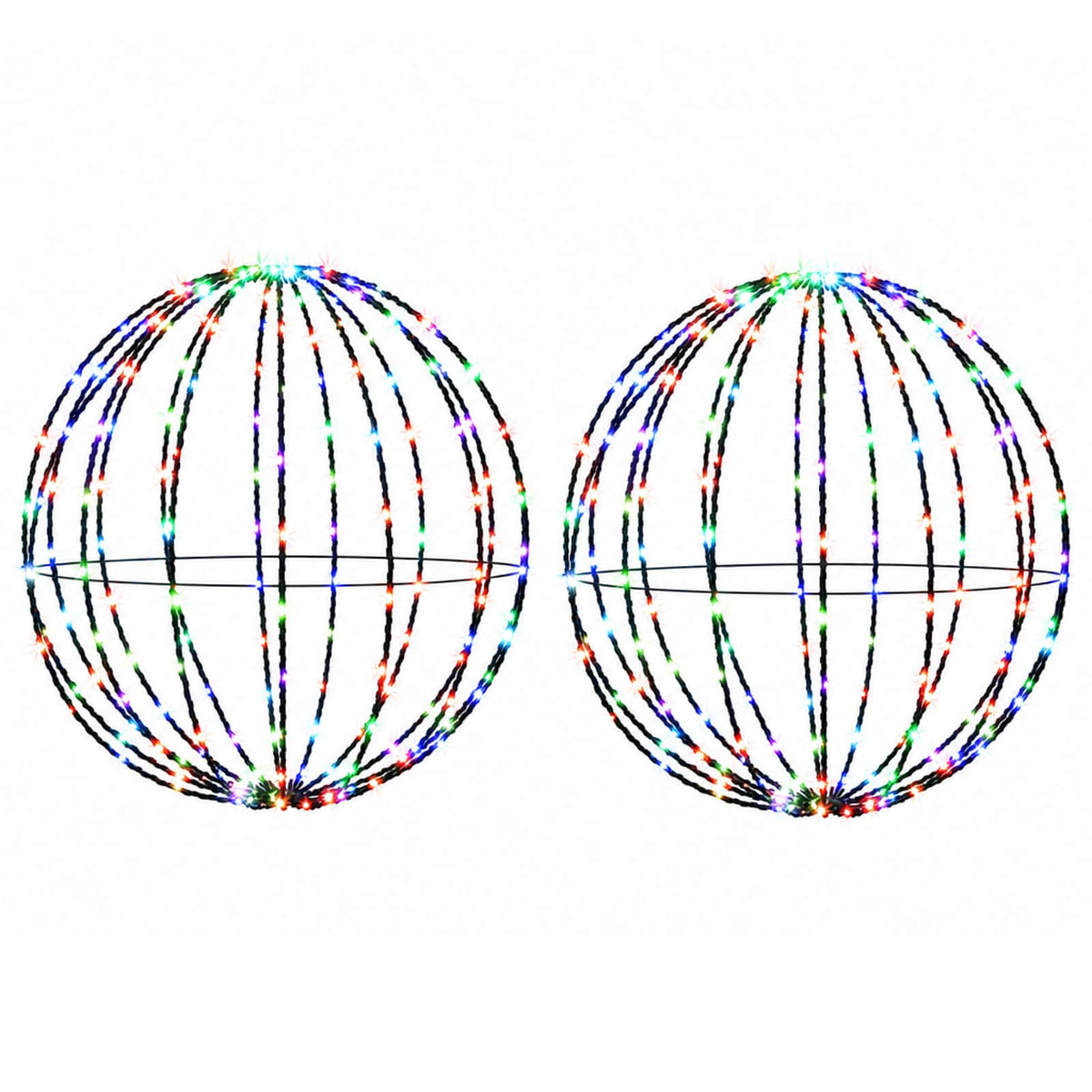Christmas Finial Light 2 pcs 384 LEDs Multicolour
