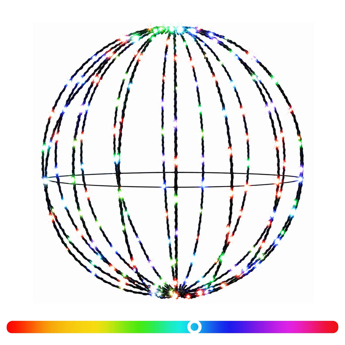 Christmas Finial Light 160 LEDs RGB Diameter 50 x 52 cm