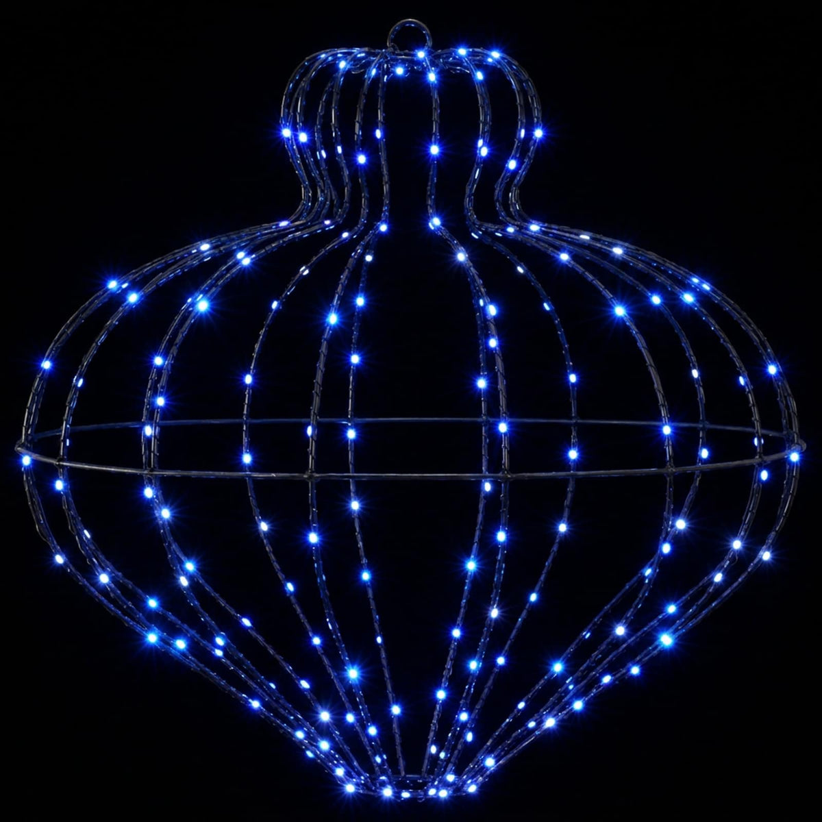 Christmas Finial Light 2 pcs 384 LEDs Blue Dia. 40 x 40 cm