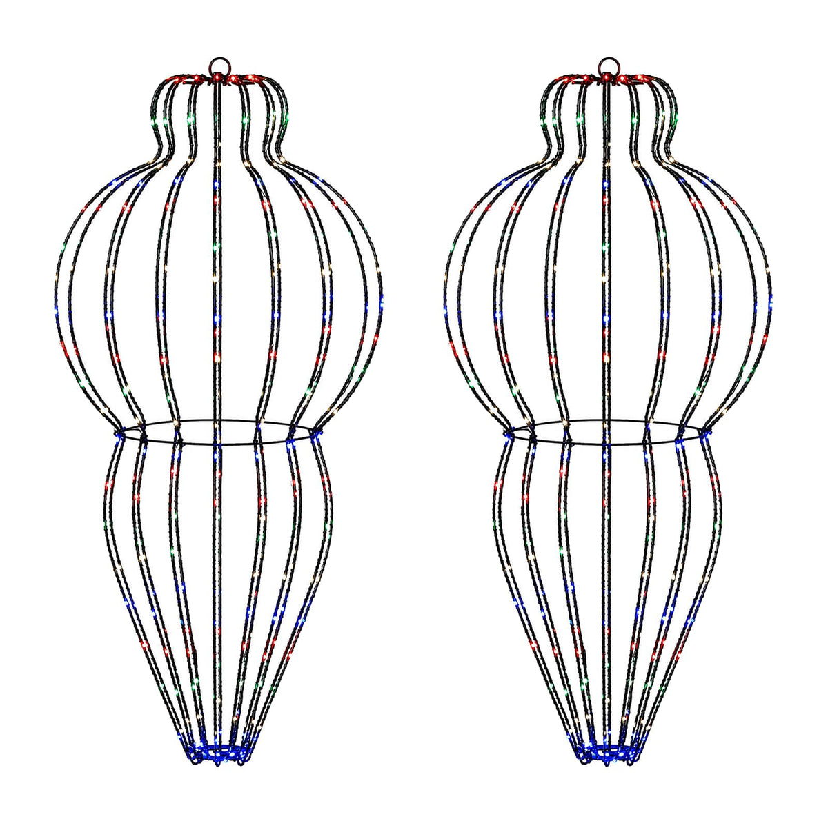 Christmas Finial Light 2 pcs 640 LEDs Multicolour