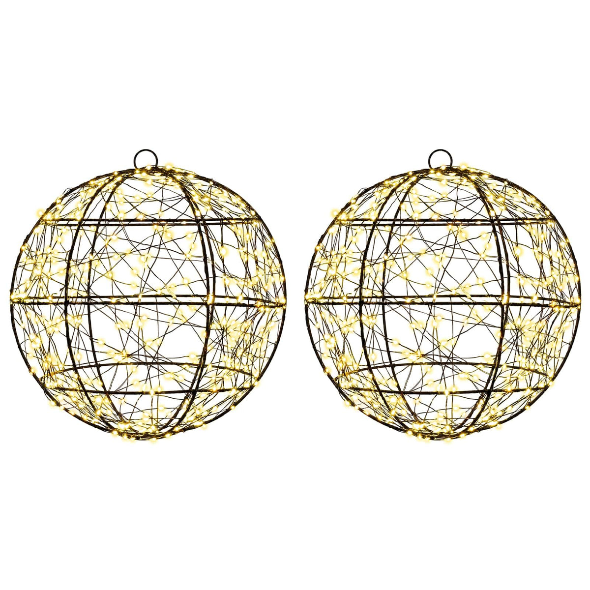 Christmas Finial Light 2 pcs 600 LEDs Warm White
