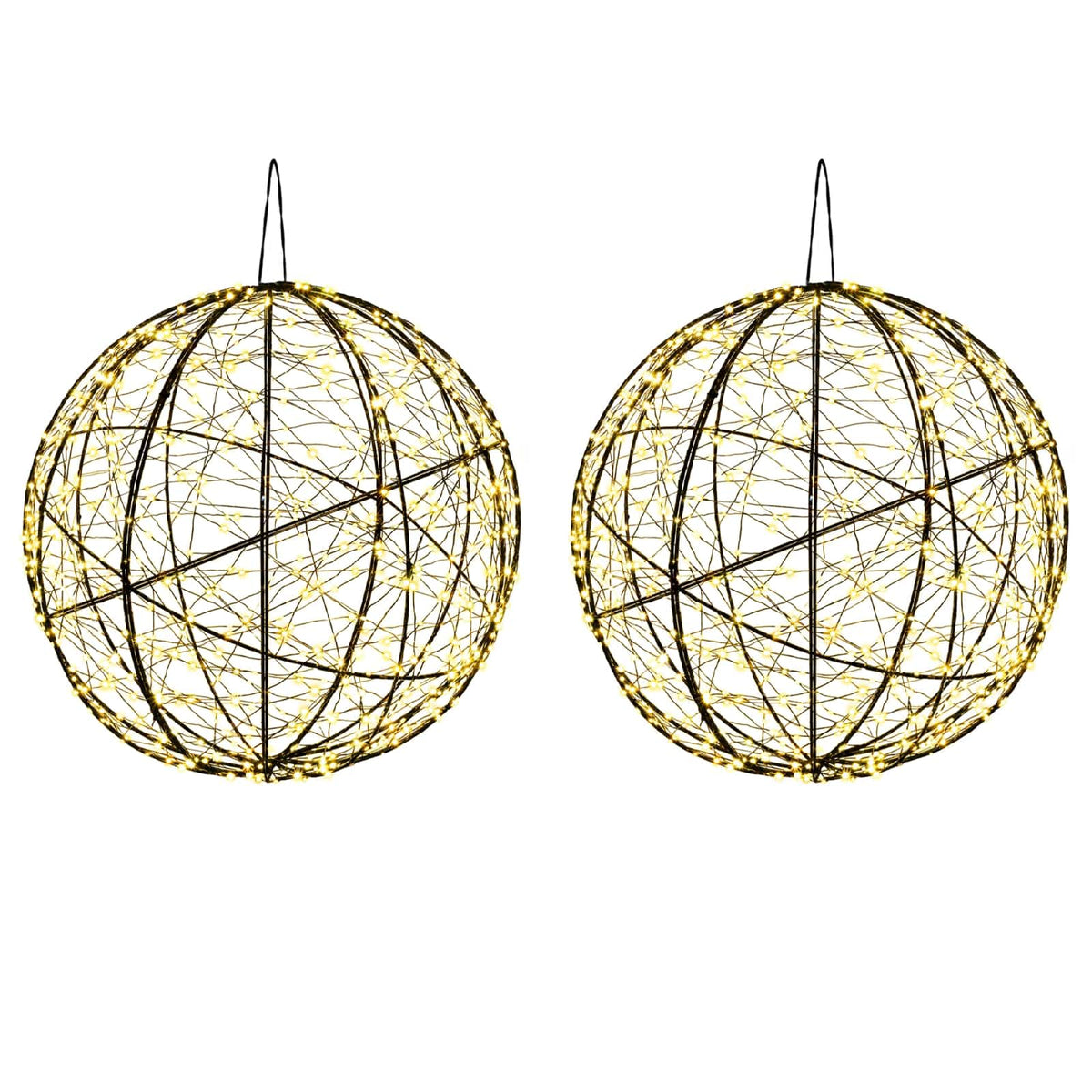 Christmas Finial Light 2 pcs 1500 LEDs Warm White