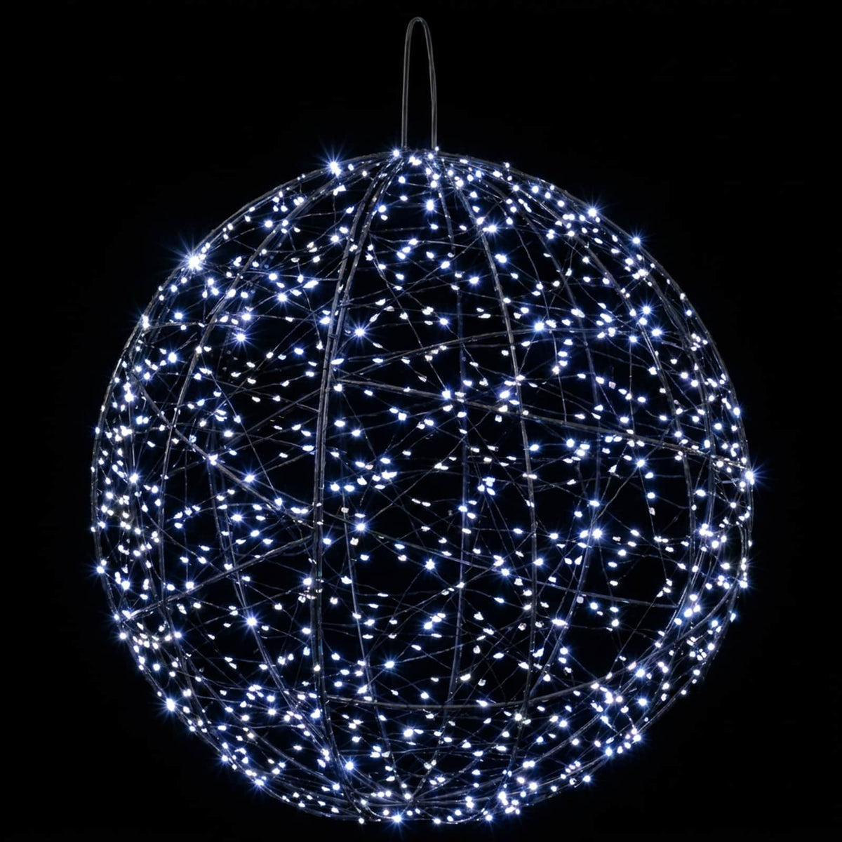 Christmas Finial Light 950 LEDs Cold White Diameter 60 x 63 cm