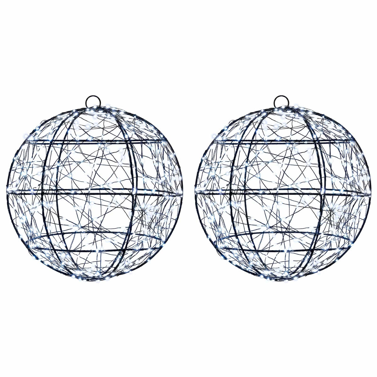Christmas Finial Light 2 pcs 600 LEDs Cold White