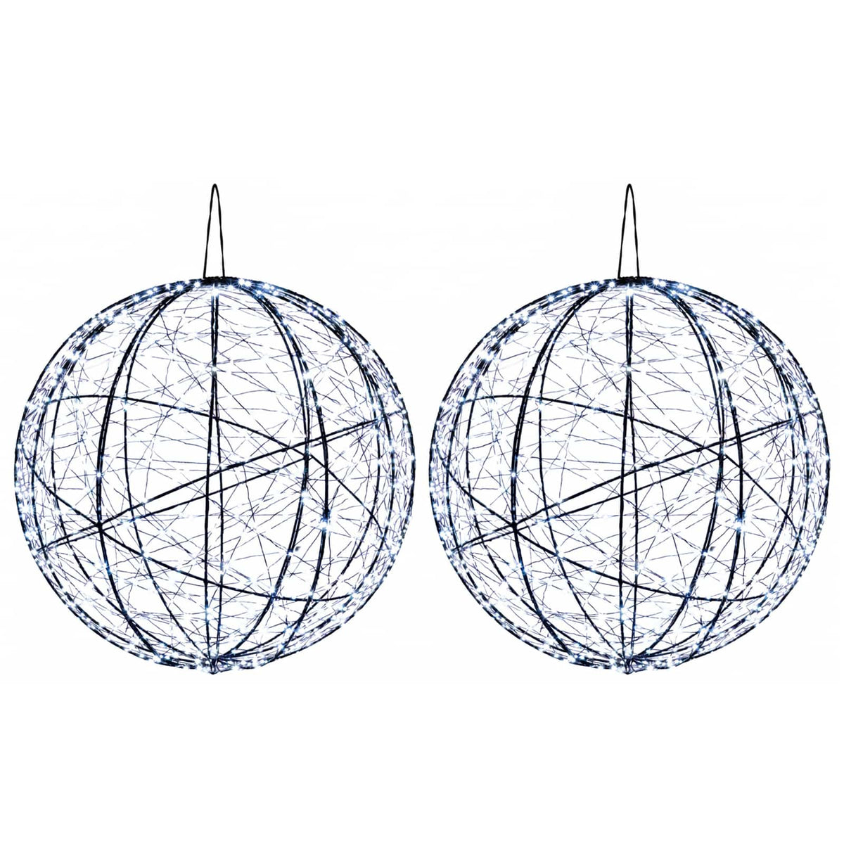 Christmas Finial Light 2 pcs 1000 LEDs Cold White