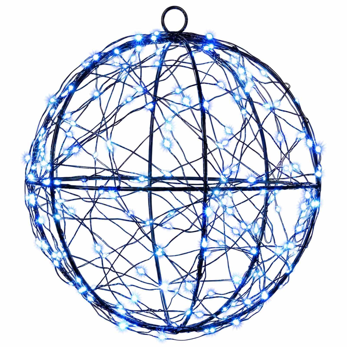 Christmas Finial Light 200 LEDs Blue Diameter 20 x 22 cm