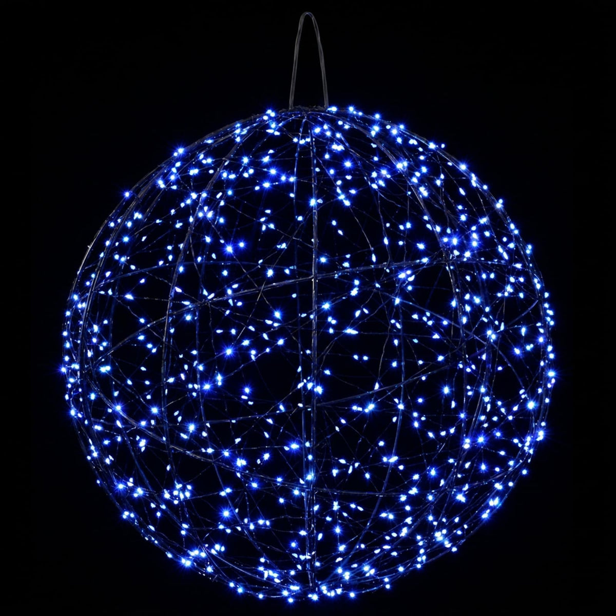 Christmas Finial Light 750 LEDs Blue Diameter 50 x 52 cm