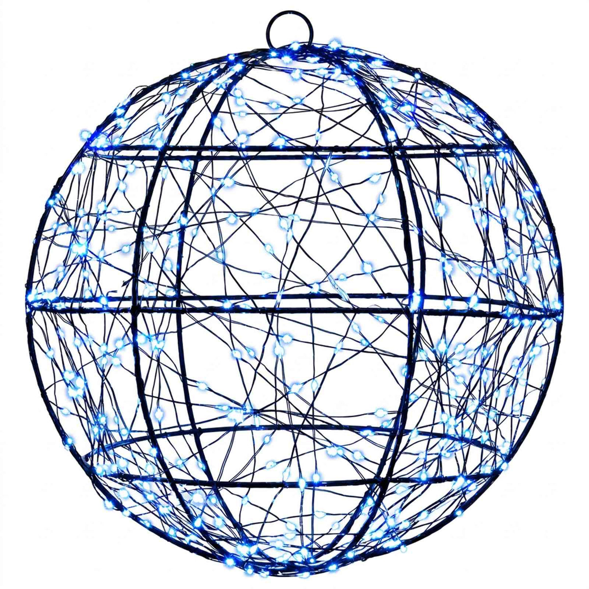 Christmas Finial Light 2 pcs 600 LEDs Blue Diameter 30 x 32 cm
