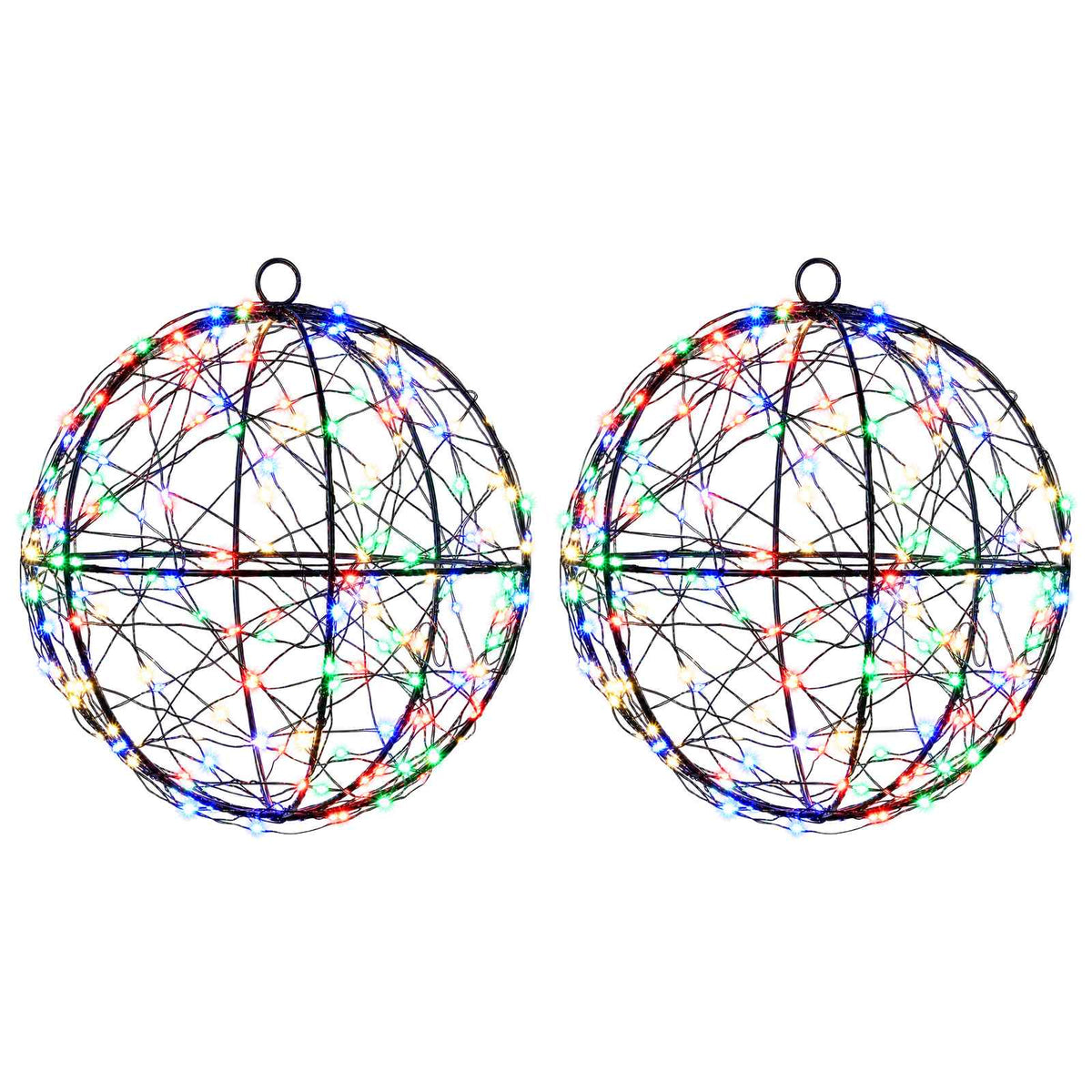 Christmas Finial Light 2 pcs 400 LEDs Multicolour