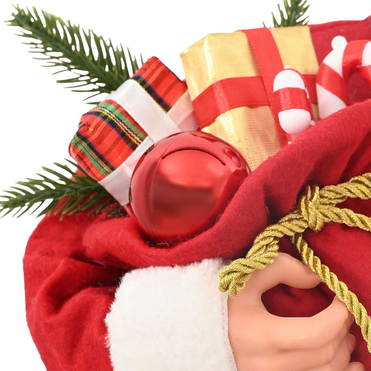 Santa Claus Figure Red 46 cm Polyester