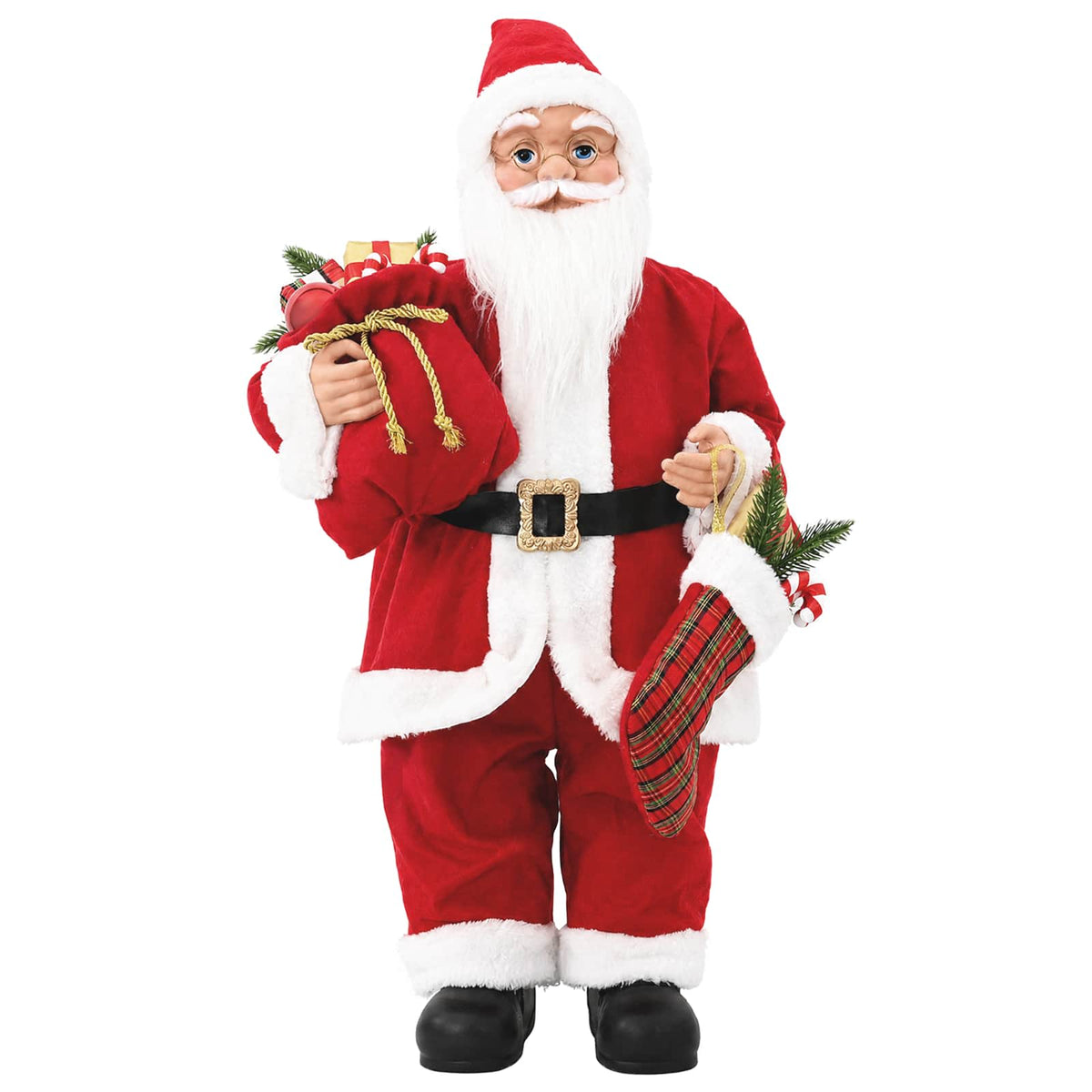 Santa Claus Figure Red 62 cm Polyester