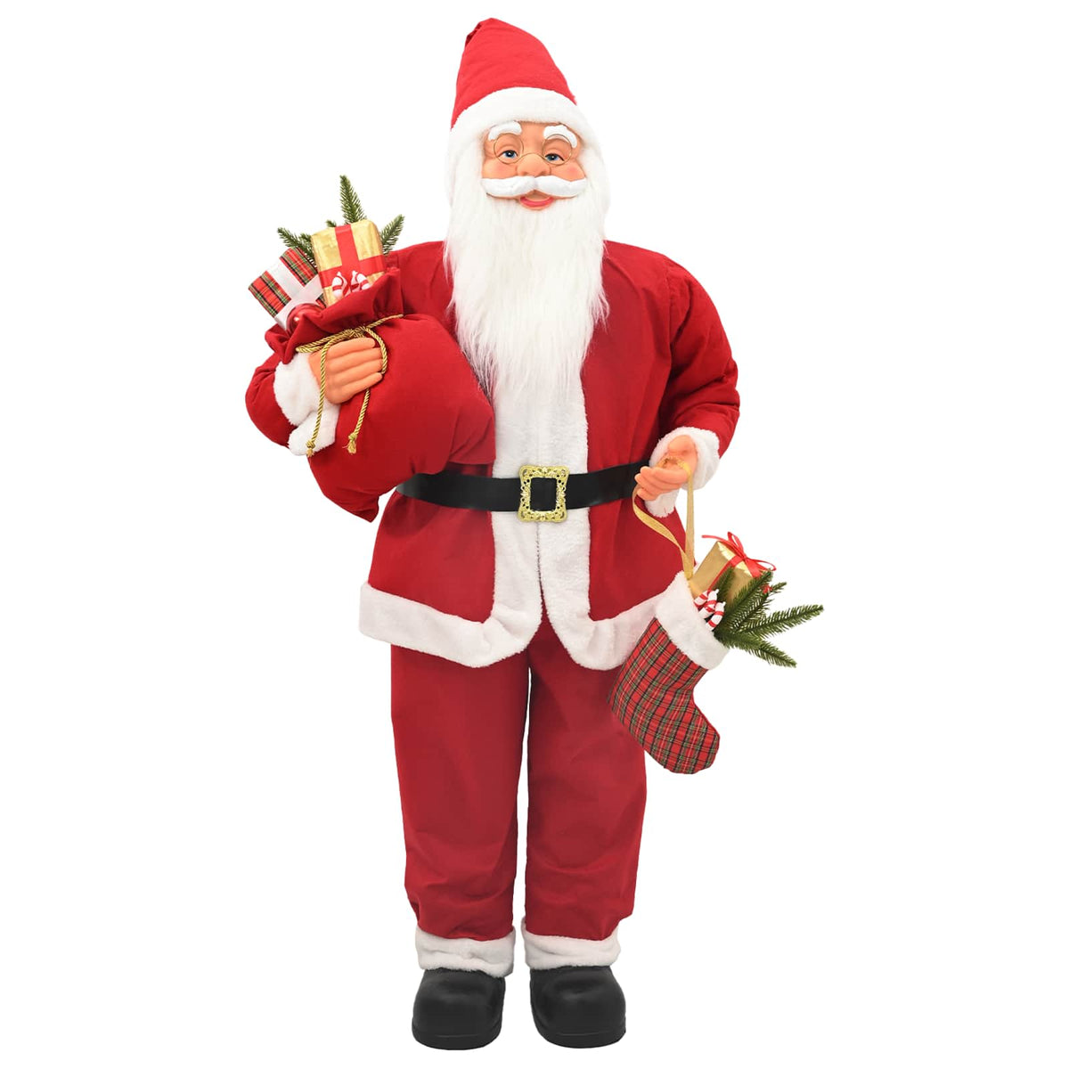 Santa Claus Figure Red 180 cm Polyester