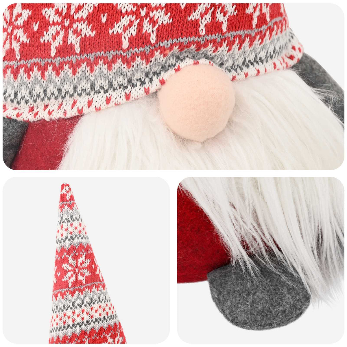 Christmas Gnome Red 80 cm Polyester