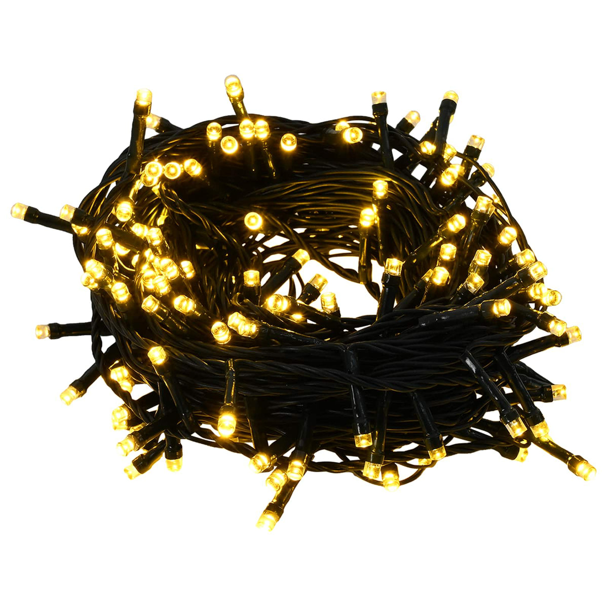 Christmas Bauble Set 120 pcs Grey Dia. 6 cm Plastic 300 LEDs