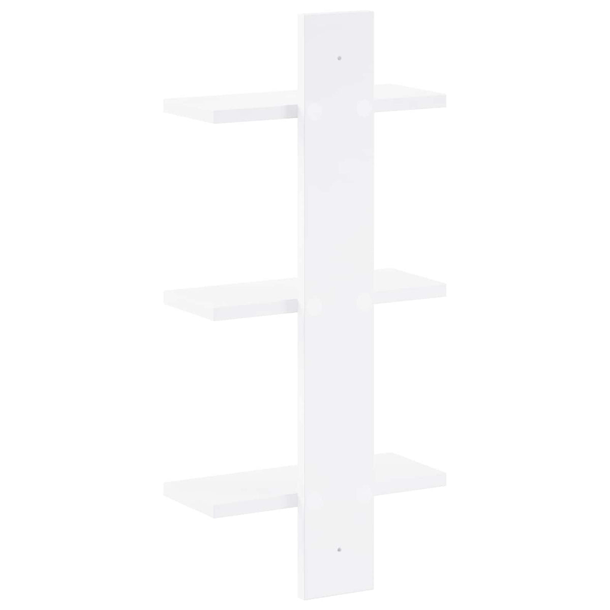 Wall Shelf White 30 x 13.5 x 64.5 cm Engineered Wood