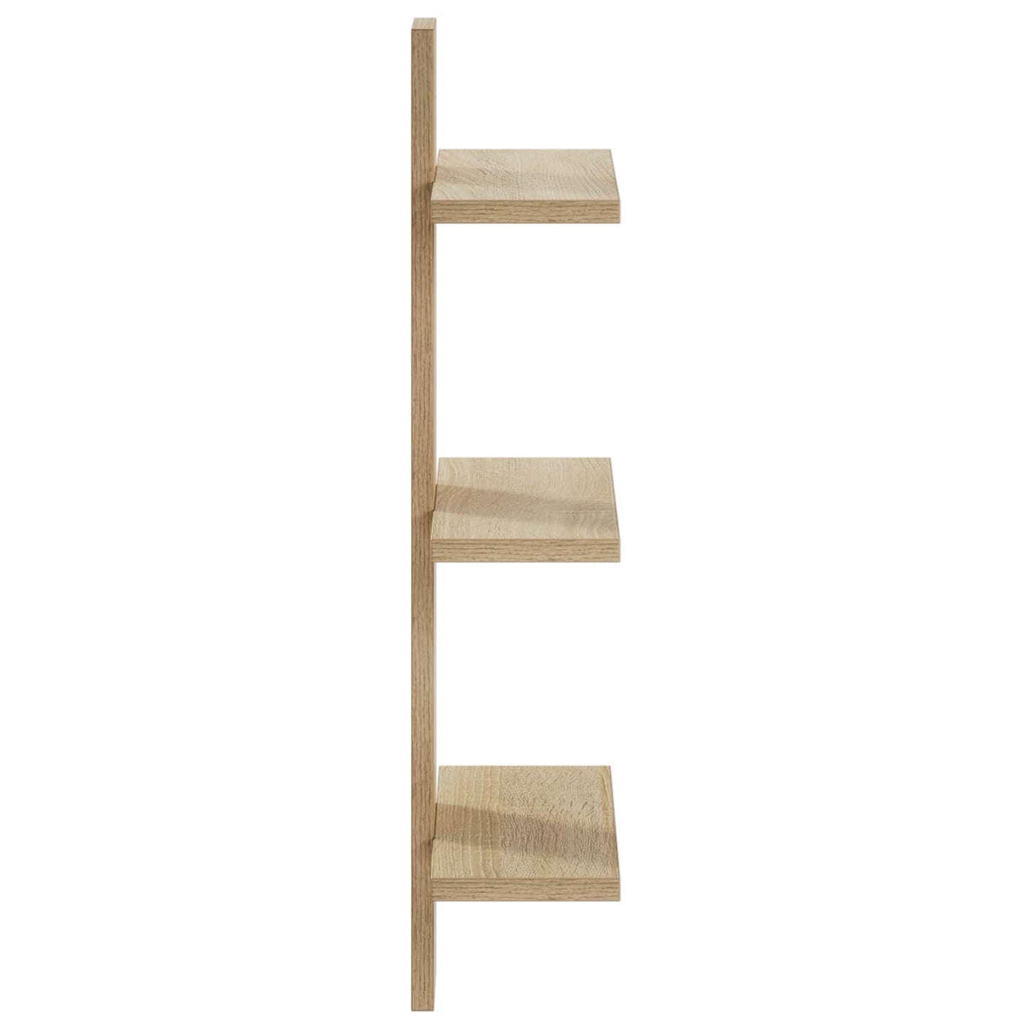 Wall Shelf Sonoma Oak 30 x 13.5 x 64.5 cm Engineered Wood