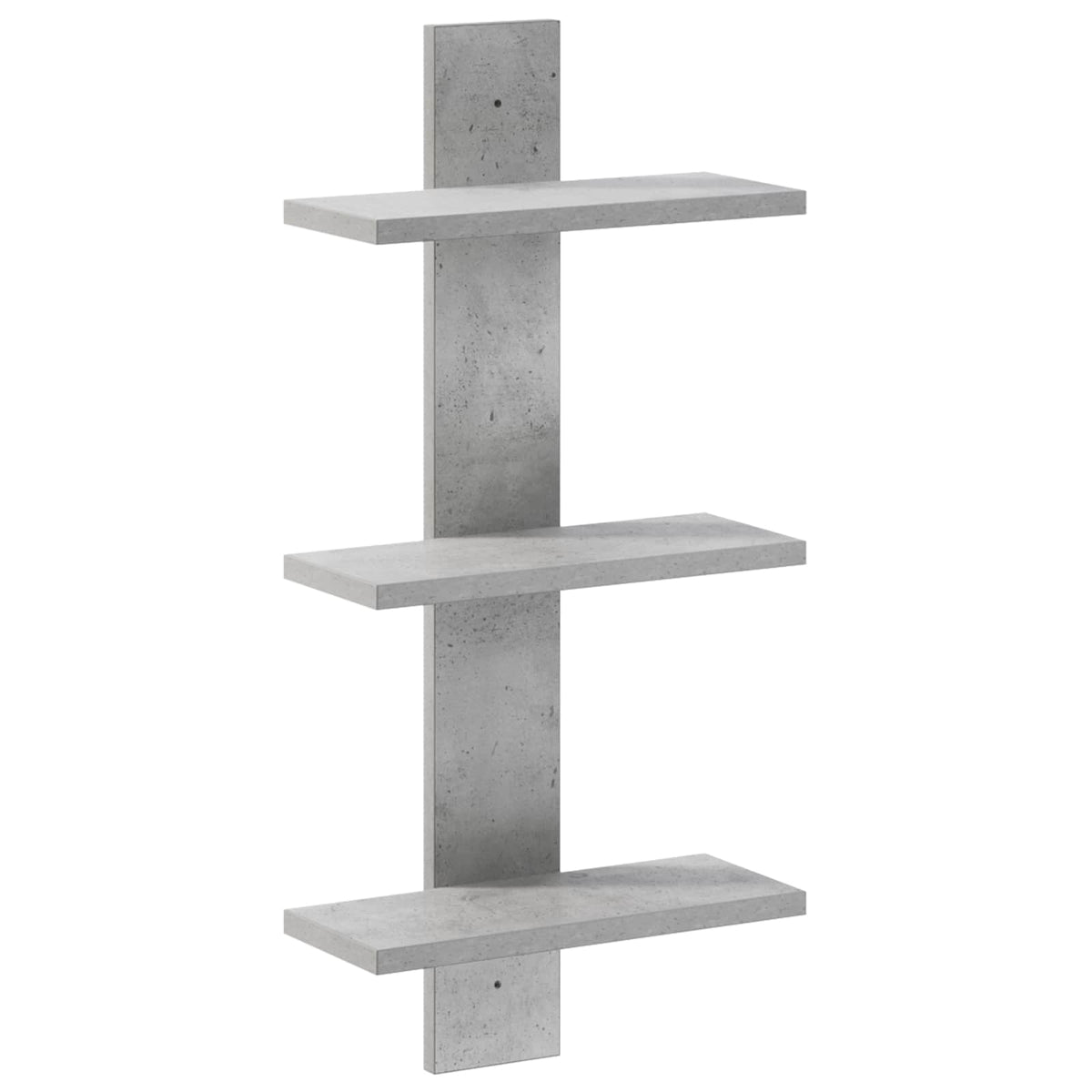 Wall Shelf Concrete Grey 30 x 13.5 x 64.5 cm Engineered Wood